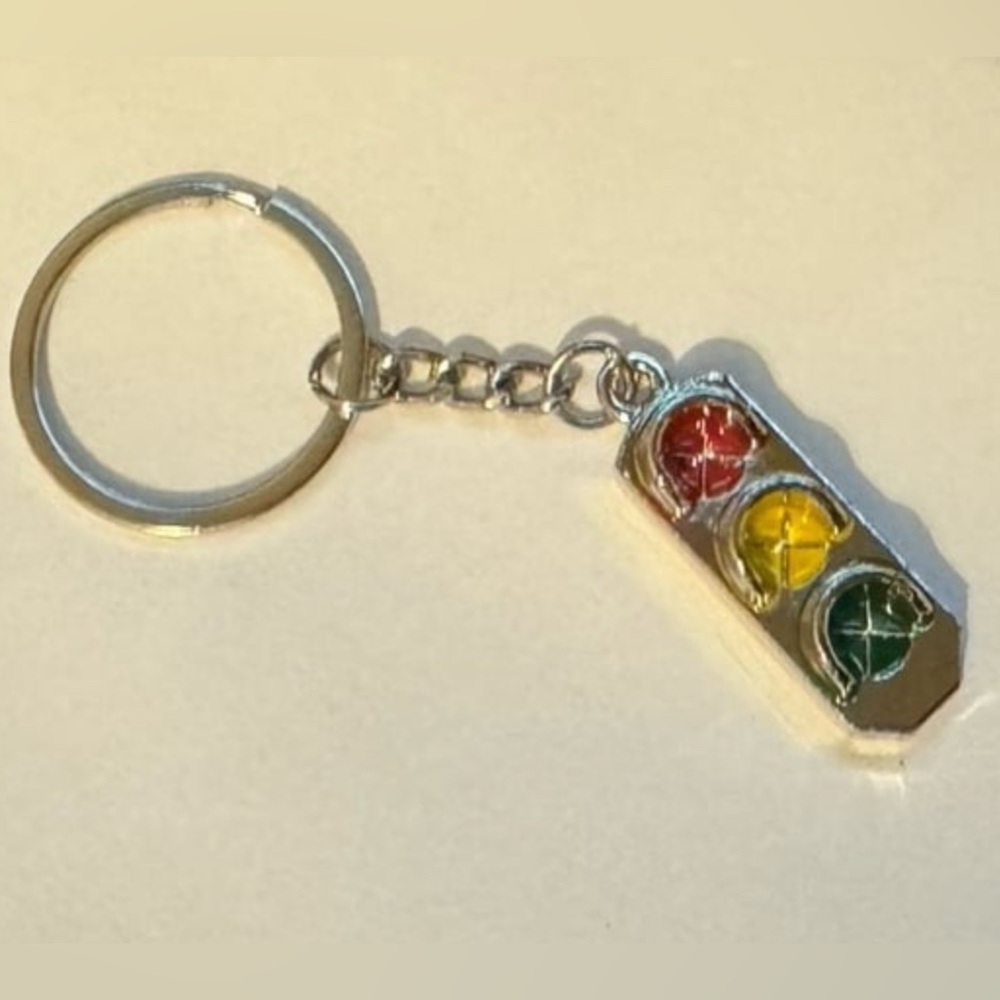 Stoplight Keychain